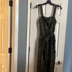 COPY - Camo button up jumpsuit nwt